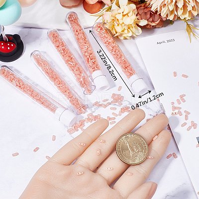 200Pcs 2-Hole Glass Seed Beads SEED-CN0001-20-1