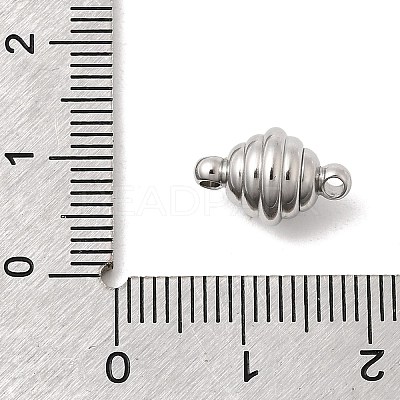 304 Stainless Steel Magnetic Clasps STAS-K332-01A-P-1