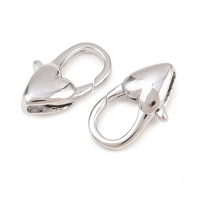 Brass Lobster Claw Clasps KK-H287-08D-P-1