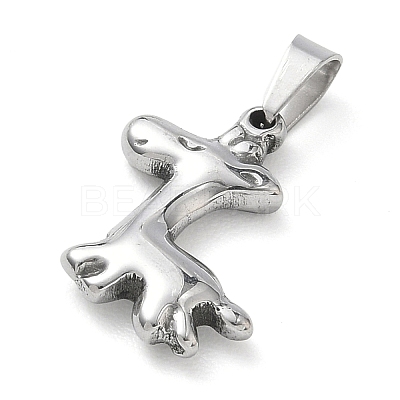 304 Stainless Steel Pendants STAS-B141-02B-P-1