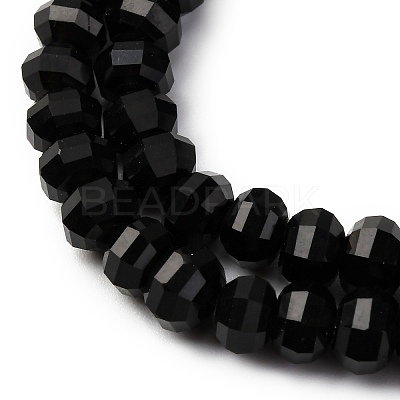 Natural Obsidian Beads Strands G-P587-D03-01-1