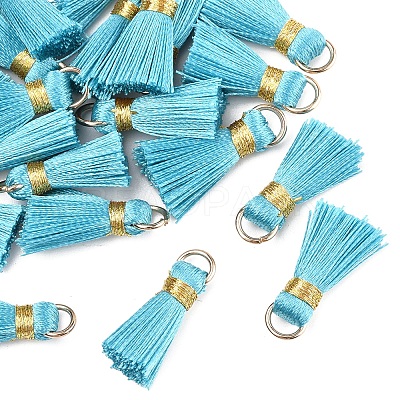 20Pcs Handmade Polycotton(Polyester Cotton) Tassel Decorations FIND-FS0003-27B-1