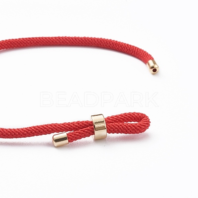 Braided Nylon Cord Bracelet Making MAK-A017-D01-06G-1