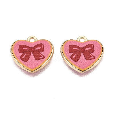 Valentine's Day Printed Alloy Pendants PALLOY-SZC0008-15D-1