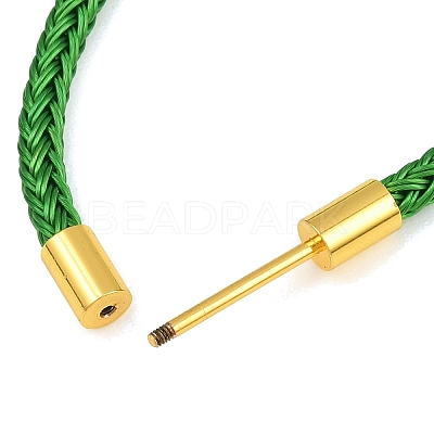 Braided Steel Wire Bracelet Making KK-CBA6056-03J-G-1