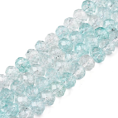 Transparent Glass Beads Strands X-GLAA-T023-4mm-A01-1