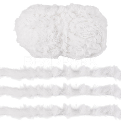 Super Bulky Faux Mink Fur Polyester Yarn YCOR-TAC0001-02A-1