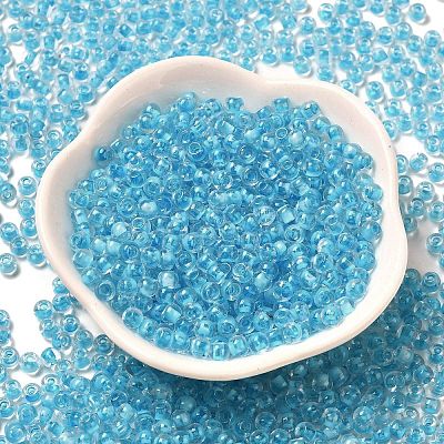 Transparent Glass Round Seed Beads SEED-B001-05A-19-1