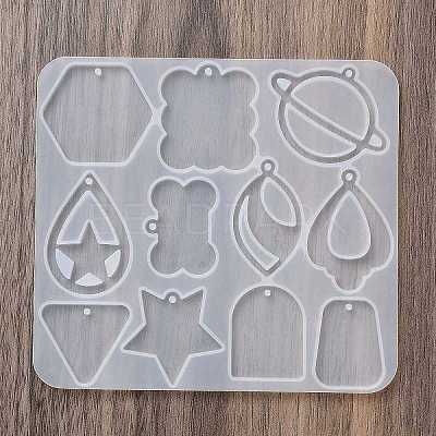 Geometric Earrings Pendants DIY Silicone Mold DIY-Q033-01D-1
