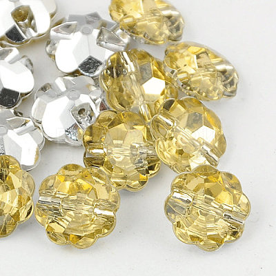 Taiwan Acrylic Rhinestone Buttons BUTT-F021-15mm-33-1