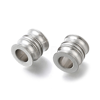 304 Stainless Steel Beads STAS-E039-32P-1