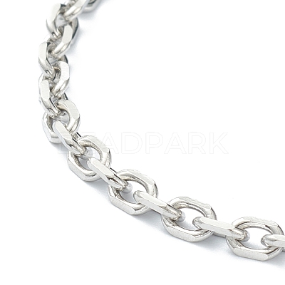 Non-Tarnish 304 Stainless Steel Cable Chain Necklaces NJEW-I248-23P-1