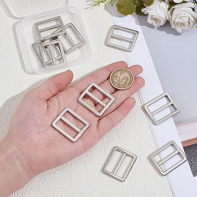 10Pcs Alloy Rectangle Buckles FIND-CY0001-97P-1
