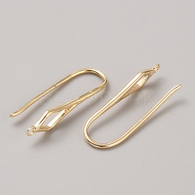 Brass Earring Hooks KK-WH0066-09G-1