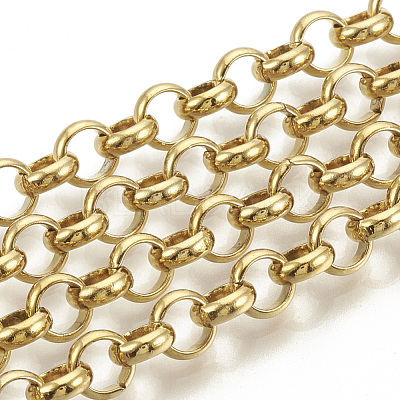 Ion Plating(IP) 304 Stainless Steel Rolo Chains CHS-S001-02A-1