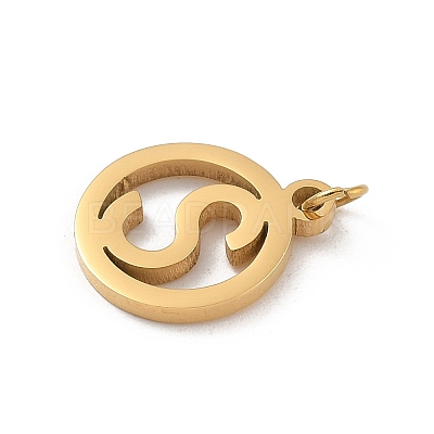304 Stainless Steel Charms
with Jump Ring LS-STAS-R001-02G-S-1
