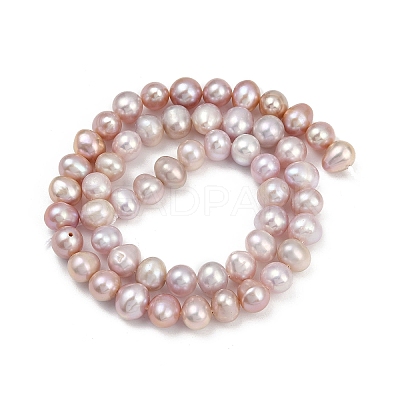 Natural Cultured Freshwater Pearl Beads Strands PEAR-I007-07X-03E-1