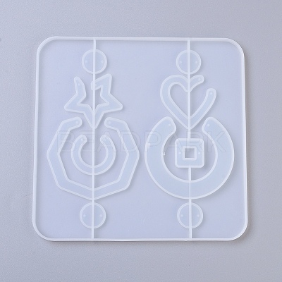 Earring Pendant Silicone Molds DIY-L023-30-1