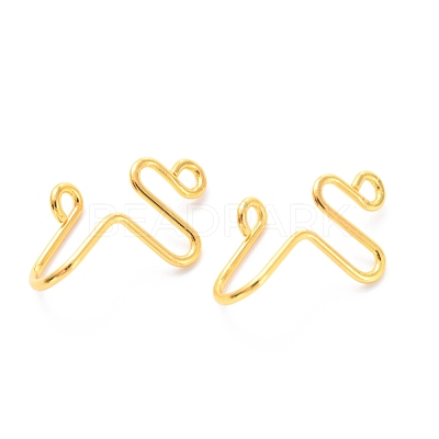 Brass Nose Rings AJEW-F053-23G-1