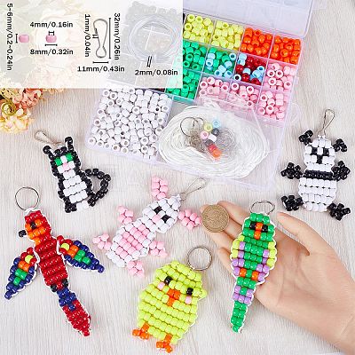 DIY Animal Keychain Making Kit DIY-SC0022-59-1