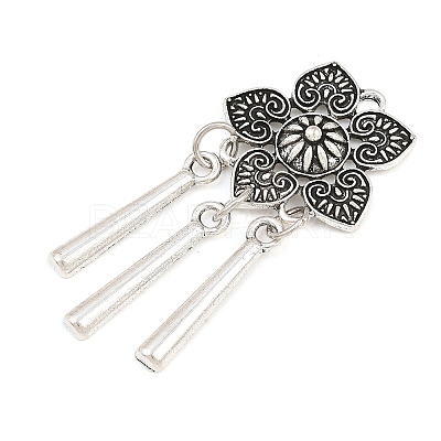 Tibetan Style Alloy Big Pendants AL-CBAAECB-02AS-B-1
