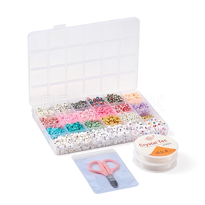 DIY Polymer Clay Beads Bracelet Making Kits DIY-FS0002-29-1