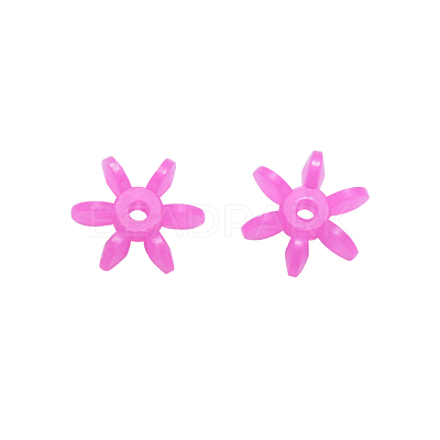 Imitation Jelly Acrylic Christmas Beads JACR-Q056-07-1