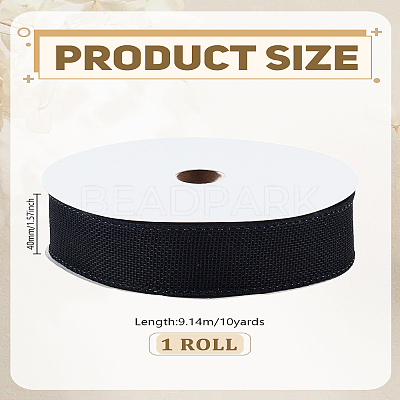 10 Yards Polyester Ribbon OCOR-WH0070-197-1