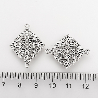 Tibetan Style Alloy Links connectors X-TIBE-Q077-08AS-NR-1