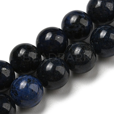 Grade AA Natural Dumortierite Quartz Beads Strands G-R494-A14-03-1