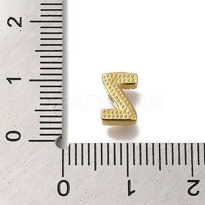 Rack Plating Brass Micro Pave Clear Cubic Zirconia Beads KK-G500-30G-Z-1