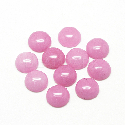 Natural White Jade Cabochons X-G-R416-10mm-04-1