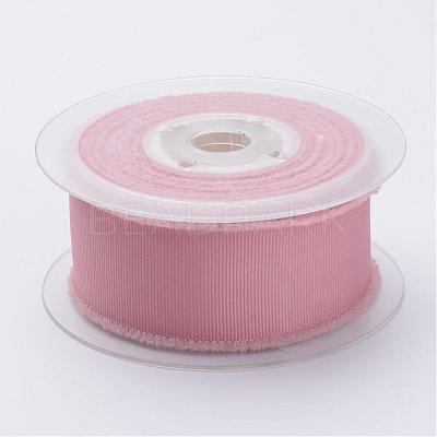 Polyester Frayed Grosgrain Ribbons ORIB-N0002-16mm-06-1