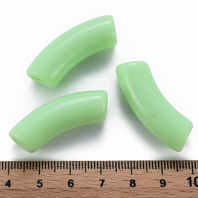 Opaque Acrylic Beads X-MACR-S372-001B-S028-1