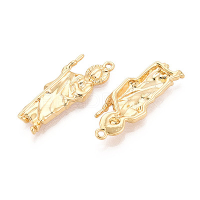 Brass Pendants KK-T077-62G-1