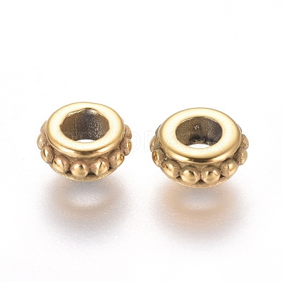 Ion Plating(IP) 304 Stainless Steel Spacer Beads STAS-I120-65G-1