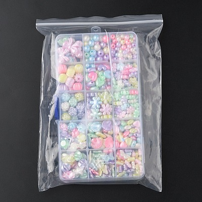 Imitation Pearl Acrylic Beads OACR-YW0001-51-1