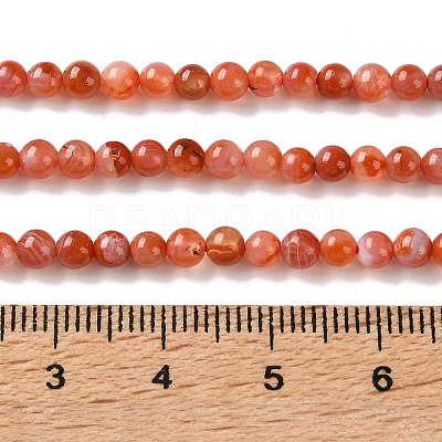 Natural South Red Agate Beads Strands GG-CBA6824-A01-01-1