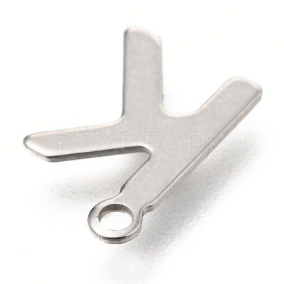 Non-Tarnish 201 Stainless Steel Charms X-STAS-C021-06P-K-1