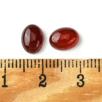 Natural Red Agate Cabochons G-A094-01B-02-1