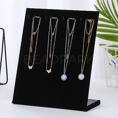 Velvet Necklace Display Stands CON-PW0001-158C-02-1