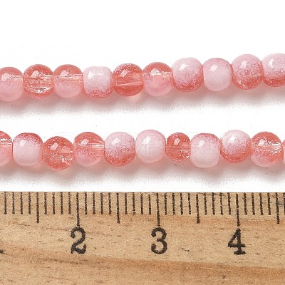 Crackle Glass Beads Strands GLAA-U001-4mm-13-1