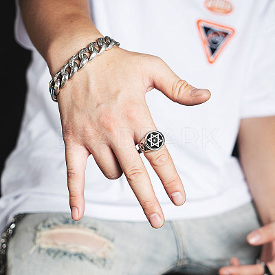Brass Finger Rings for Men FS-WG3A8DB-01-1