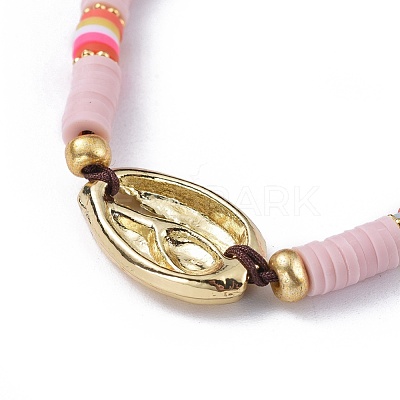 Nylon Thread Braided Beads Bracelets BJEW-JB04554-M-1