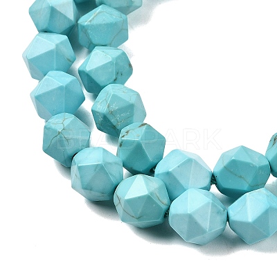 Natural Magnesite Beads Strands G-P598-B01-02-1