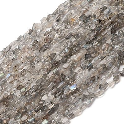 Natural Labradorite Beads Strands G-I389-A35-01B-1