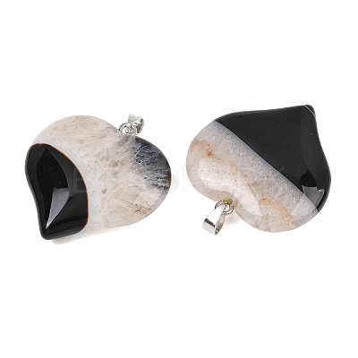 Natural Agate Pendants GG-K002-04D-1