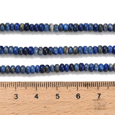 Natural Lapis Lazuli Beads Strands G-L635-A33-4x2mm-02-1