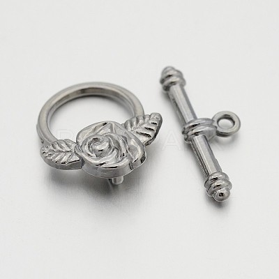 Tibetan Style Alloy Toggle Clasps X-K090B051-1
