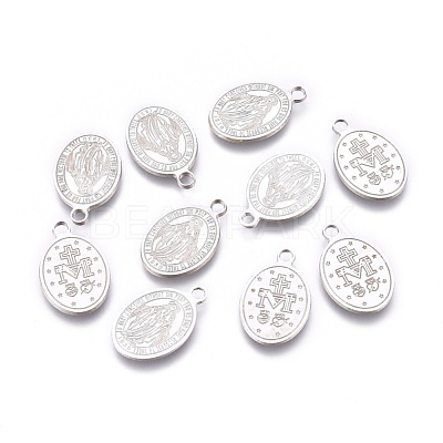 Tarnish Resistant 304 Stainless Steel Charms STAS-L247-012P-1